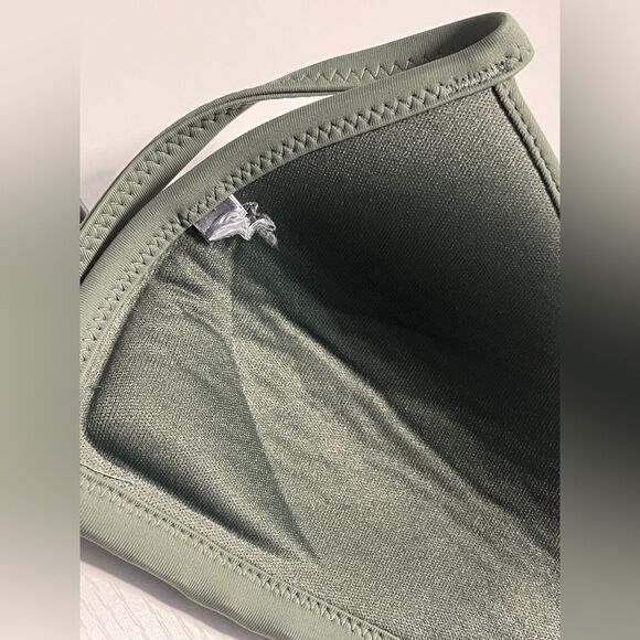 Aerie Olive Green Swim Bikini Set Sz Small - Picture 7 of 8